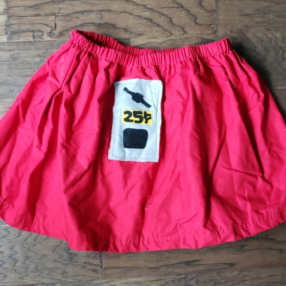 homemade gumball machine costume skirt